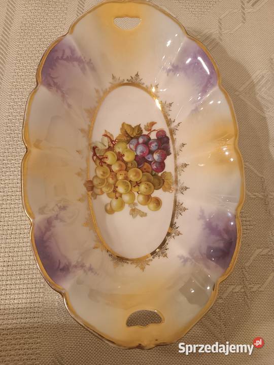 Piękna patera porcelana Silesia Antyki, Sztuka, Kolekcje małopolskie Gorlice