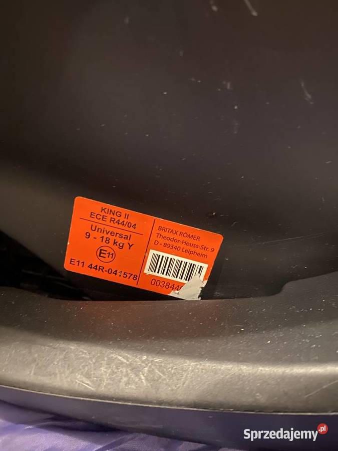 Britax Rmer King II LS mazowieckie Warszawa