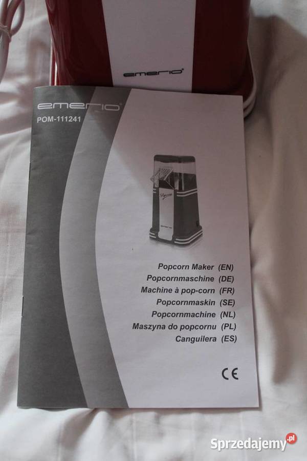 Maszyna do popcornu Emerio POM111241 w stylu sprzedam