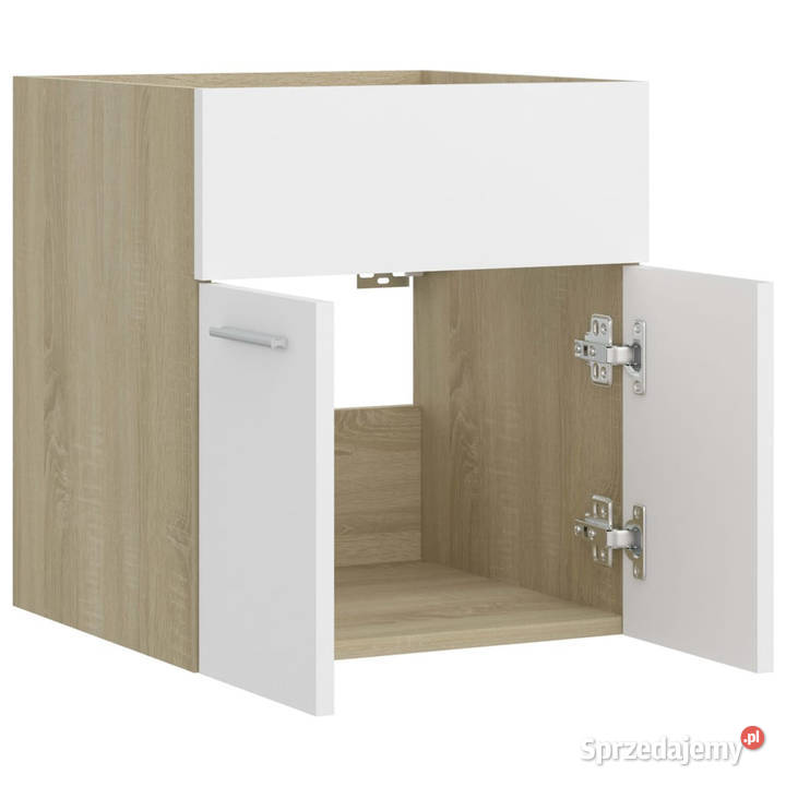 Szafka pod umywalkę biel i dąb sonoma 41x385x46 mazowieckie Warszawa