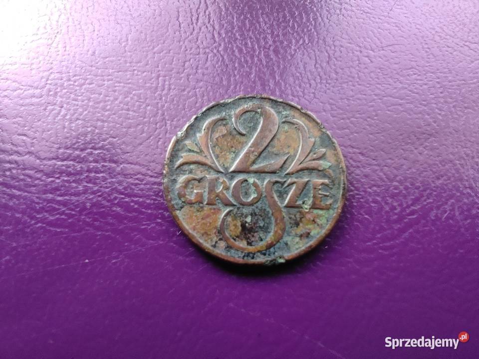 Moneta przedwojenna II RP 2 grosze 1925 Rzadka mazowieckie Pruszków