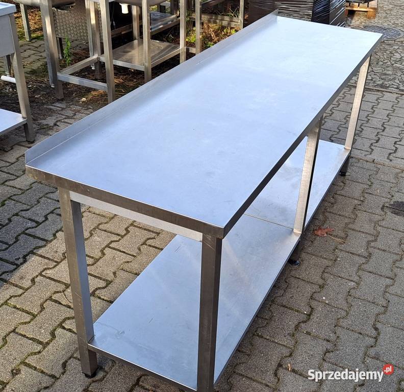 STÓŁ GASTRO Z PÓŁKĄ WZMACNIANY 2006085 M1254NN Gastronomia Biznes i Przemysł Nowe Skalmierzyce