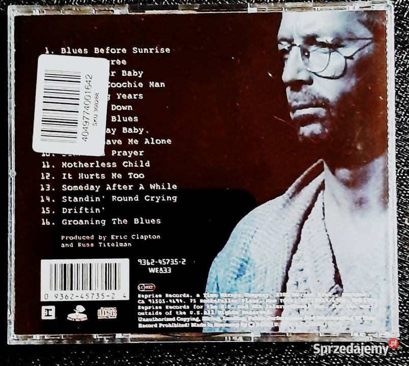 Rewelacyjny Album CD ERIC CLAPTON From The