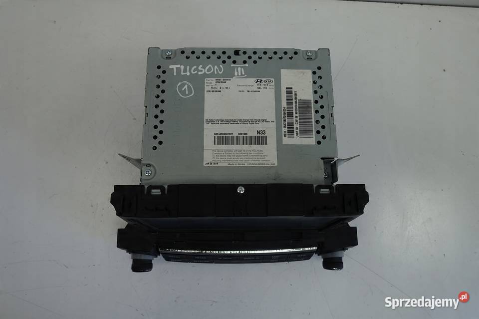 Hyundai Tucson III 15 WYŚWIETLACZ navi RADIO lubelskie Janów