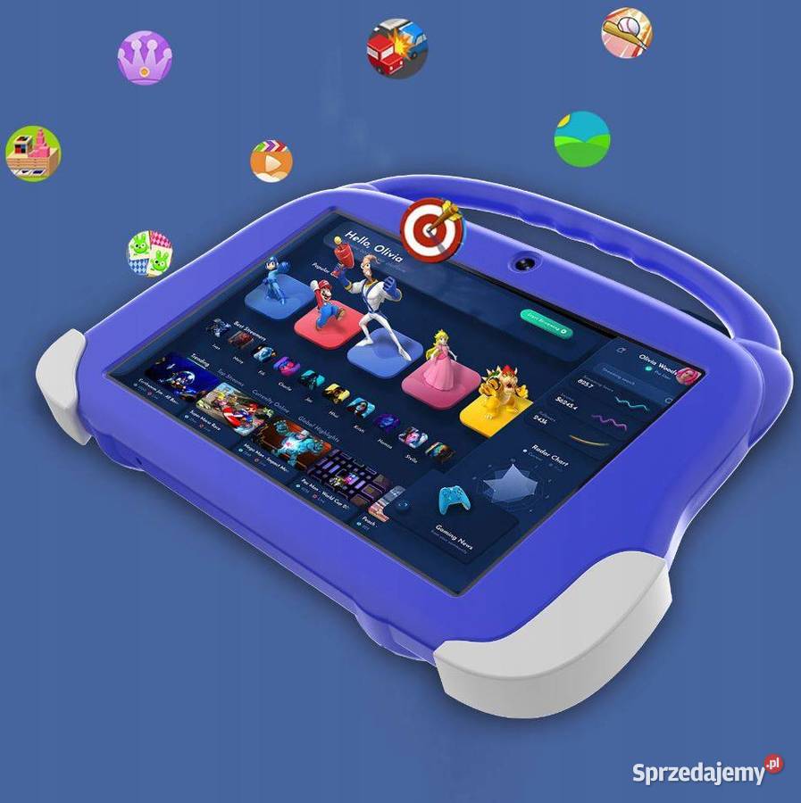 Tablet Edukacyjny Dzieci KIDSTAB 8 Konsola 4G Edukacyjne Białystok