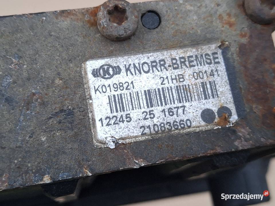 RENAULT VOLVO ZAWÓR PODUSZEK ECAS WABCO K019821 Bieleń