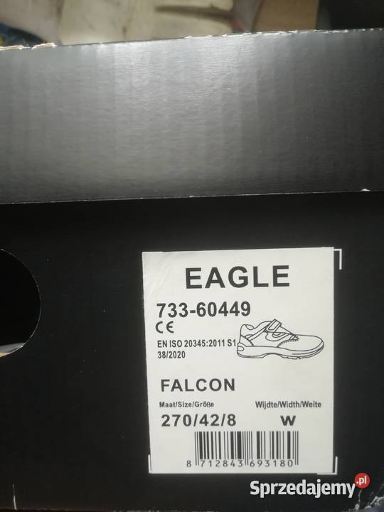 Buty robocze BATA INDUSTRIALS FALCON WB76 S1 42 Okocim