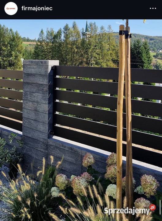 Przęsło ogrodzeniowe aluminiowe PALISADA Gorlice