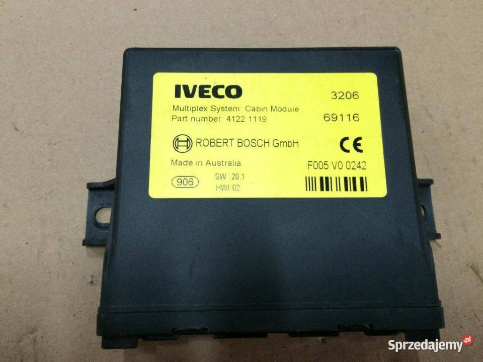 Iveco Stralis Trakker F005V00242 Moduł Kabiny Maszewo sprzedam
