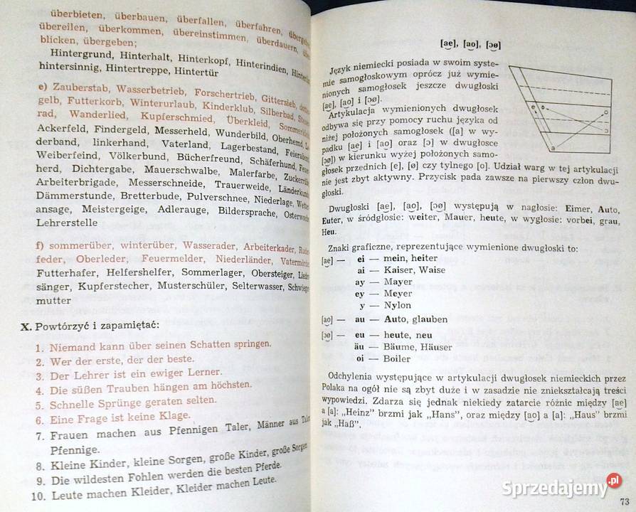 Wymowa niemiecka Rozemaria Krystyna Tertel miękka sprzedam