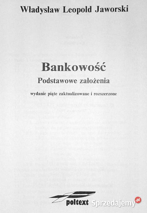 Bankowość Podstawowe założenia Władysław Leopold Chełm