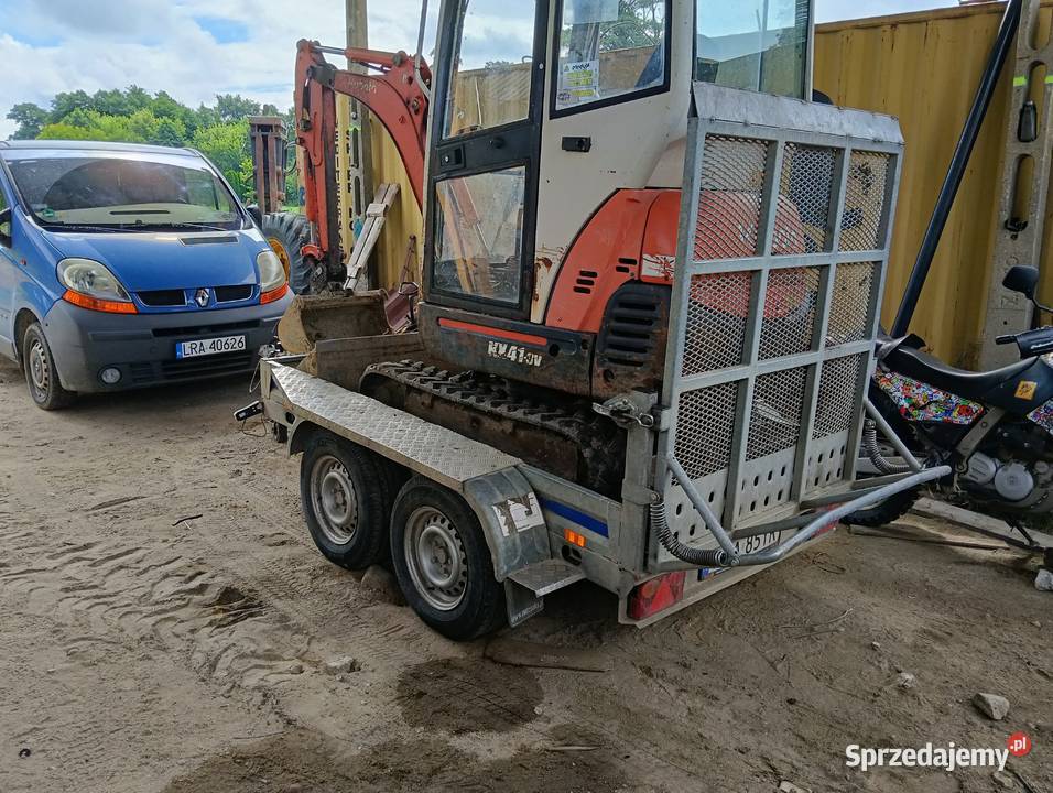 Minikoparka Kubota kx 41 3v przyczepka Radzyń Podlaski