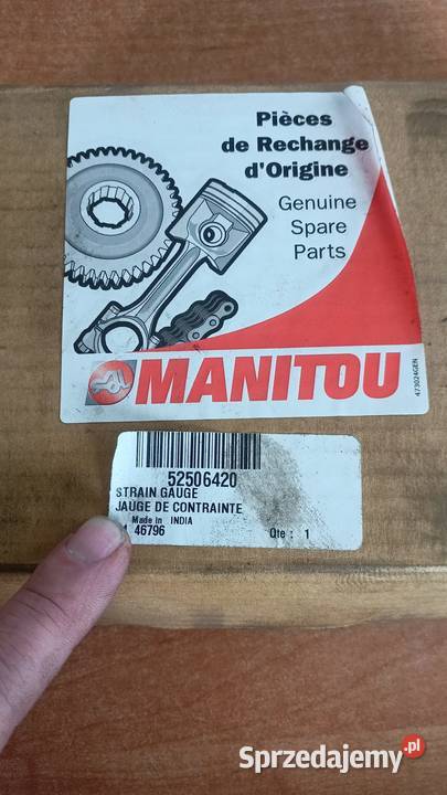 52506420 Manitou czujnik przeciążenia Łubowo sprzedam