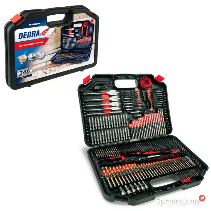 ZESTAW WIERTEŁ KOŃCÓWEK WKRĘTAKOWYCH BITÓW DEDRA Opalenica