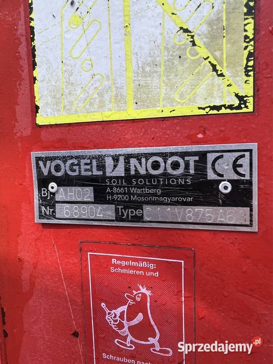 Pług obrotowy vogel noot vario 1050 resor 5 skib nieuszkodzony Nowa Wieś Książęca