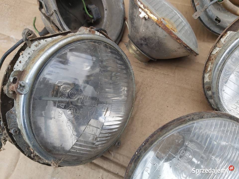 Reflektory lampy Fiat 125p nie Polonez FSO Lampy przednie Wola Dębińska