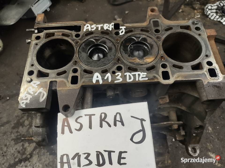 OPEL ASTRA J CORSA D 13CDTI silnik dół A13DTE świętokrzyskie Kielce