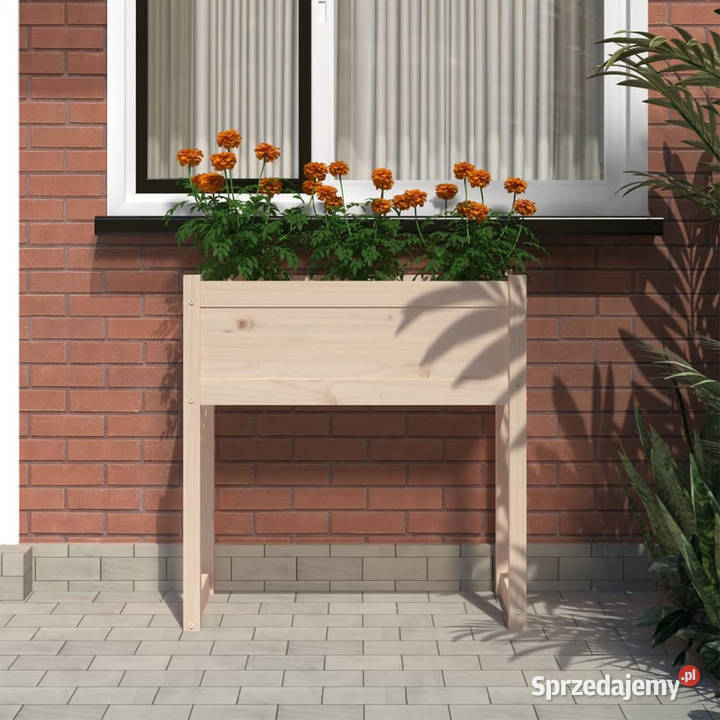 Donica 78x40x81 lite drewno sosnowe WM822132 Warszawa