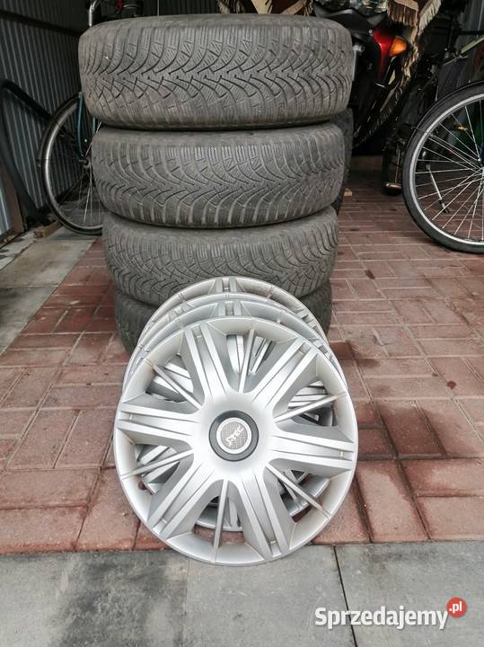 Kompletne koła zimowe 4x108 15 opony rozmiar 195 Brodnica