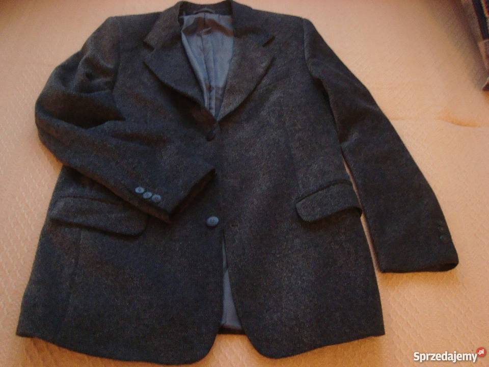 Marynarka męska zielonkawo czarna Ostrołęka