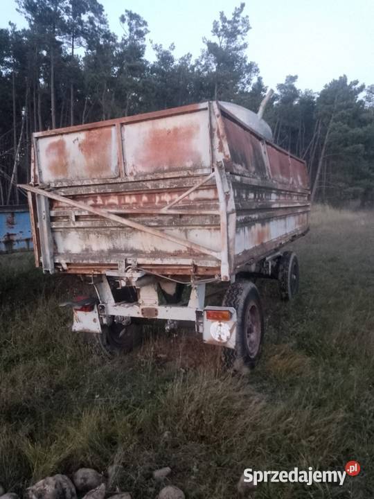 Przyczepa rolnicza THK 5 HW na podwójnych lubuskie Złotnik