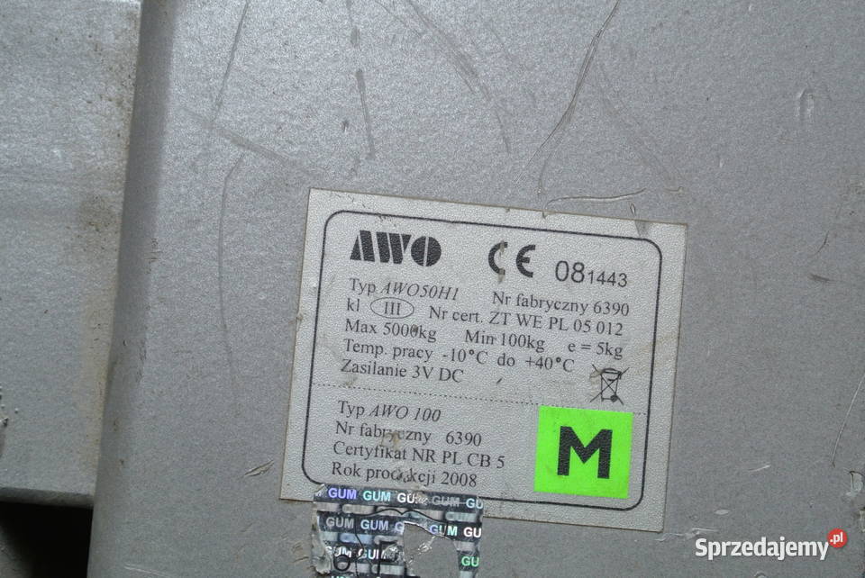 WAGA HAKOWA AWO 50H1 5T Tarnów