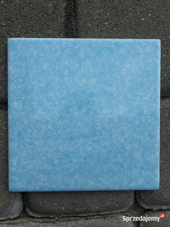 Glazura 15 x 15 błękitny marmurek mozaika z Płytki i fugi Sokółka