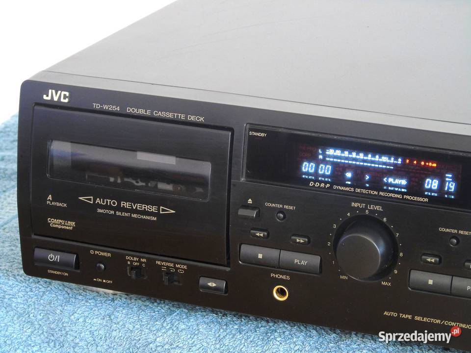 Magnetofon JVC TDW254 ładny DOSTAWA podkarpackie Jasło