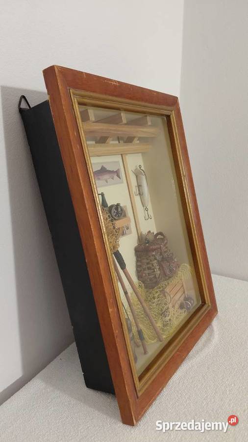 Obraz Gablota 3D Rybaka Krzykawa