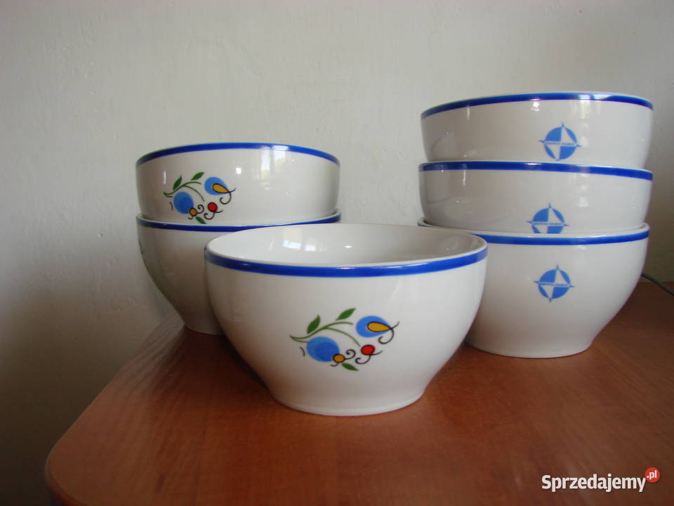 Lubiana wzór kaszubski miseczka PRL Pruszcz Gdański