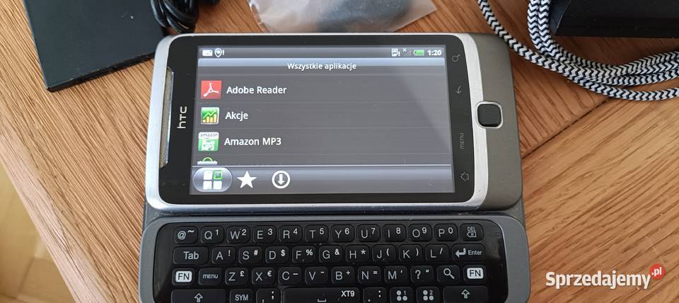 Ładny kultowy HTC Desire Z bez simloca Komplet Warszawa