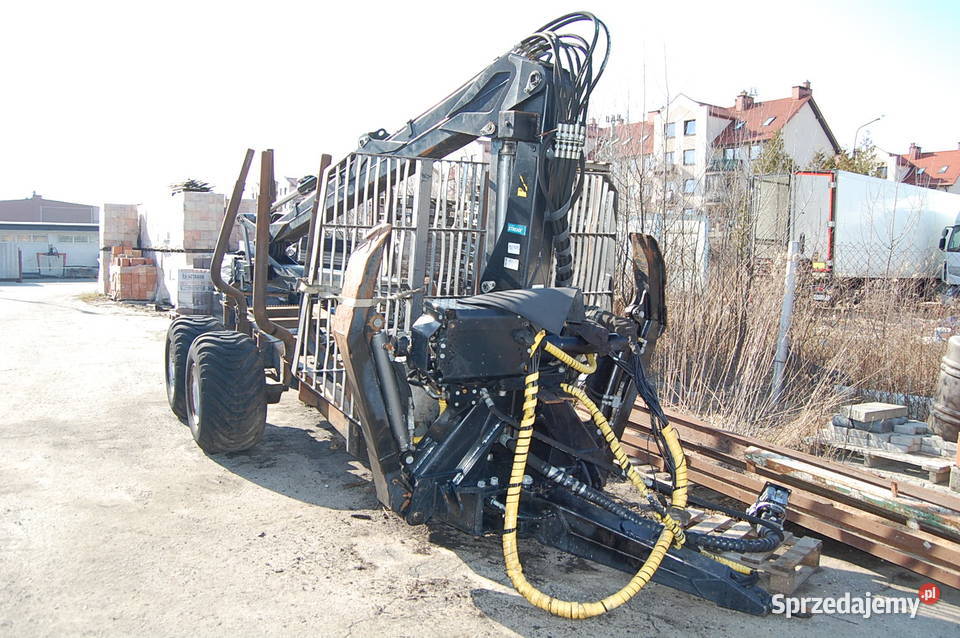 Przyczepa leśna PALMS 13D 572 Dzwig Garwolin sprzedam