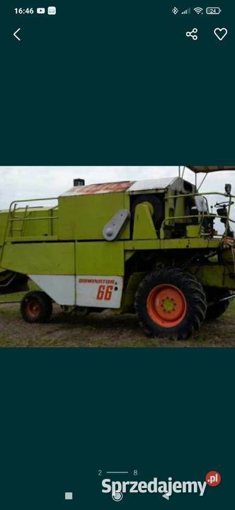 Claas Dominator 56 66 76 części Złoczew