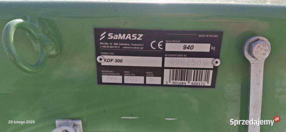 Sprzedam dwie kosiarki Samasz boczną i czołową podlaskie Kolno