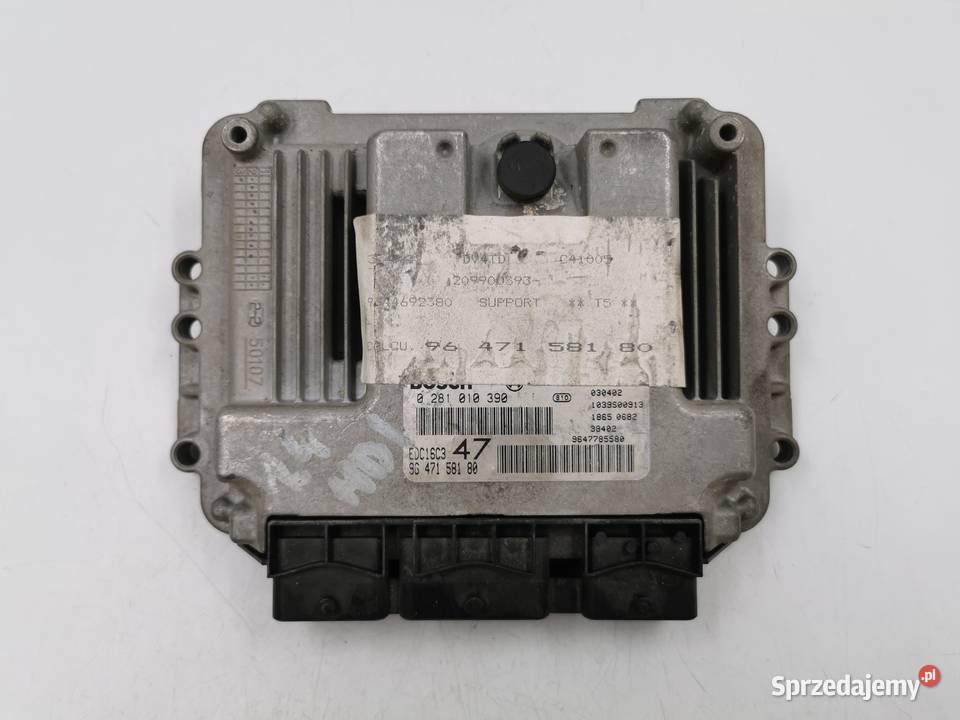 Sterownik Silnika Peugeot 307 14 HDI 9647158180 osobowe