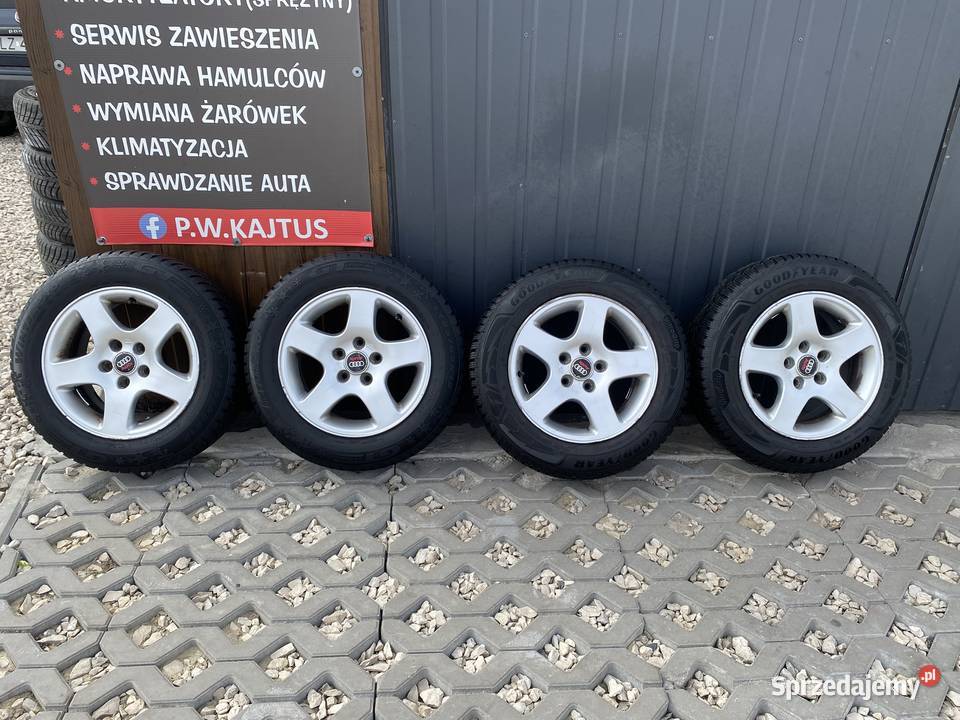 Koła aluminiowe 15 19565 Audi Opony Zimowe 5x112 Samochodowe