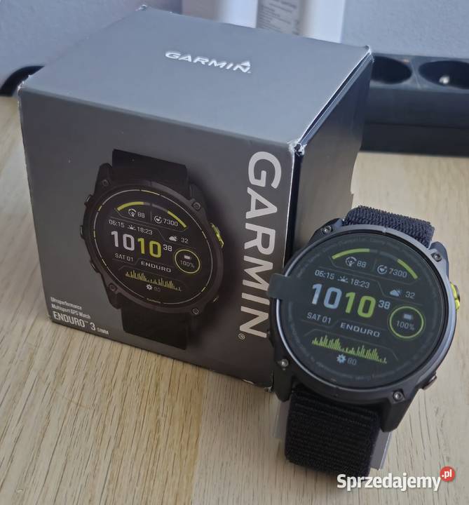 Garmin enduro 3 Sapphire Solar 51mm DLC Titanium wielkopolskie Poznań
