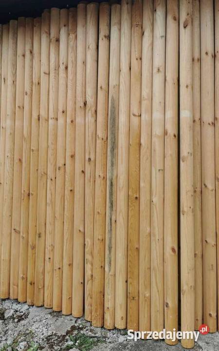 Słupki Sosnowe Toczone Do Siatki Lesnej Palisada Żywiec