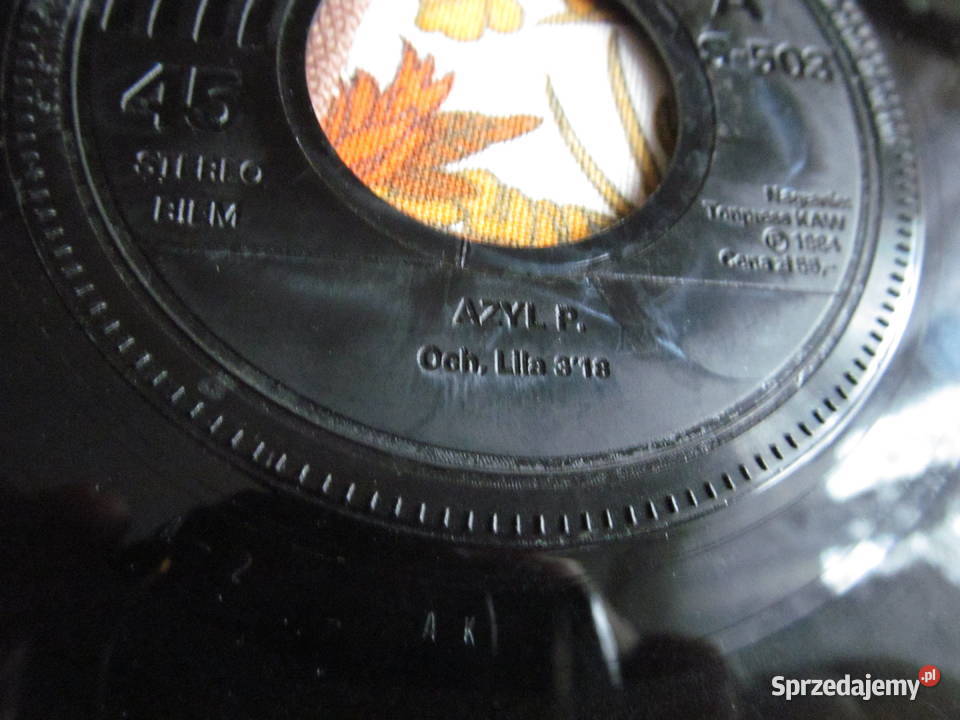 Azyl Och Lila i Kara śmierci singiel winyl Lublin