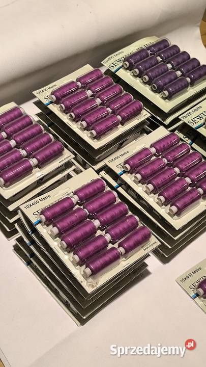 Zestaw nici do szycia 4x10 sztuk Brwinów