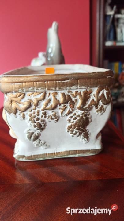 Doniczka z 3 aniołkami Z dwóch stron Osłonka Gdańsk