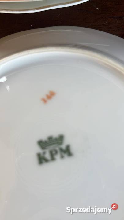 Talerzyk deserowy Kpm Germany Sygnatura z lat Gdańsk