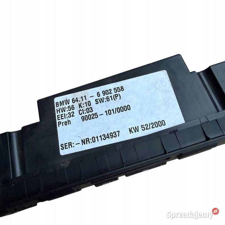 Panel klimatyzacji BMW X5 E53 2002R 6902558 wielkopolskie Barłogi