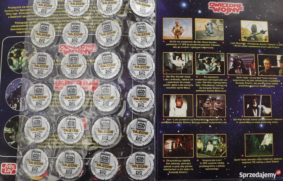 Tazo Star Wars Albumy Unikat Bydgoszcz sprzedam