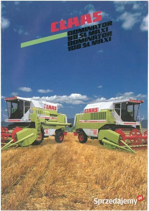 Instrukcja Napraw Claas Dominator 78 88 98 108