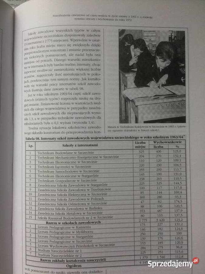 3723 Z Dziejów Oświaty Pomorza Zachodniego 1945 Szczecin sprzedam