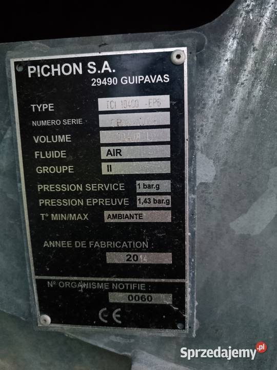 Beczka asenizacyjna Pichon 1080l 2014 Wielgomłyny