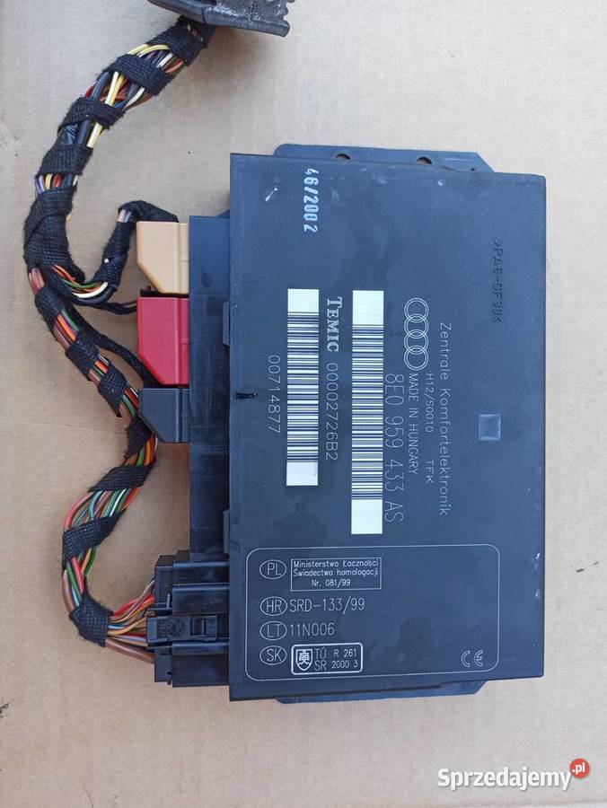 Audi A4 B6 B7 Moduł komfortu 8E0959433AS dolnośląskie Bolesławiec