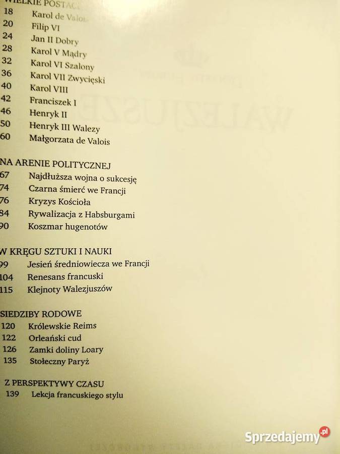 Walezjusze dynastie książki albumy Bródno Antykwariat Warszawa