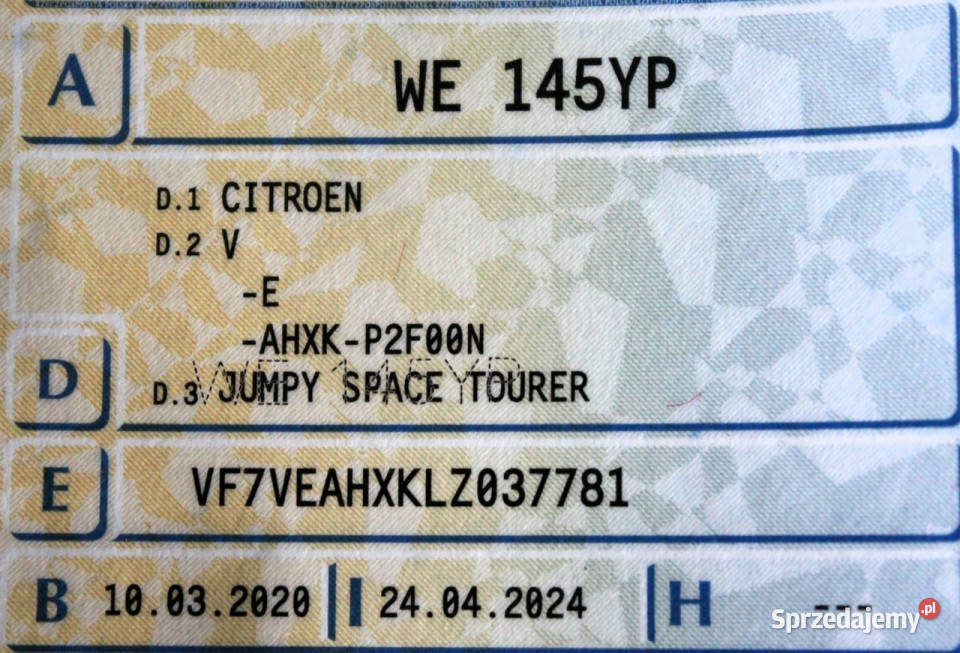 Citroen Jumpy Combi 9osobowy Long SalonPL FV23 Sokołów